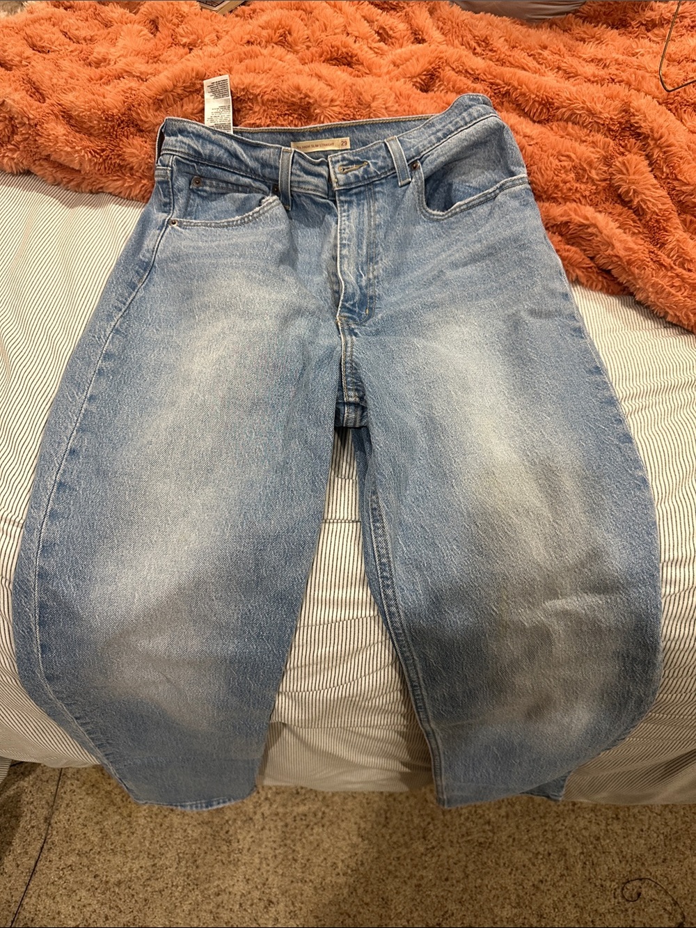 Light Blue women’s Relaxed Fit Jeans